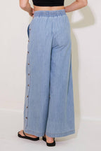 RIVERSIDE SIPS LIGHT INDIGO CHAMBRAY PANTS Flying Tomato
