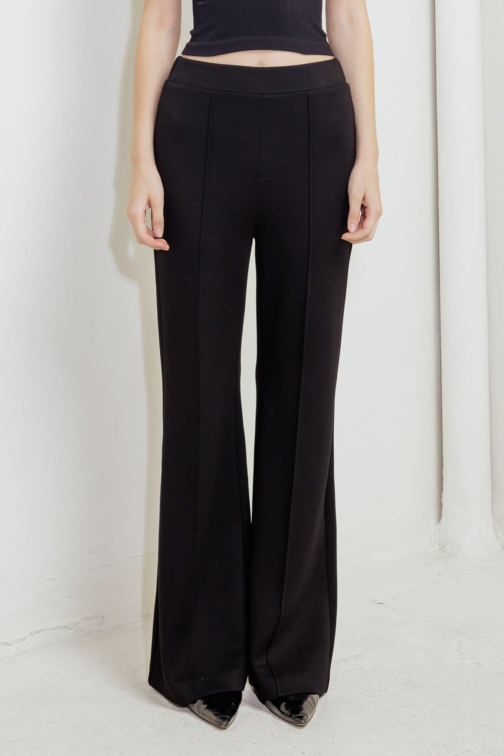 MODERN FLOW BLACK WOVEN PANTS Flying Tomato