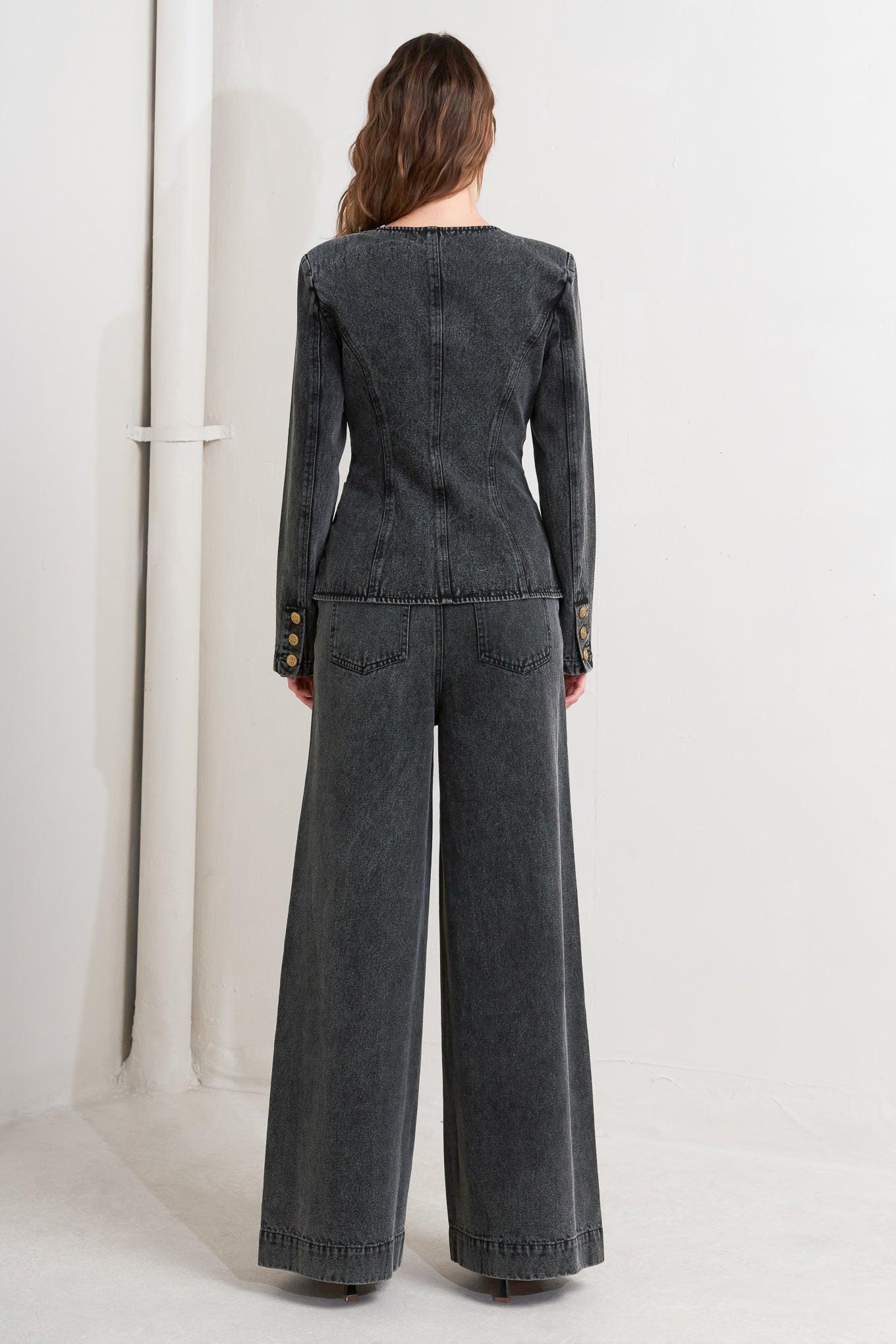 GRAPHITE MUSE DENIM PANTS Flying Tomato