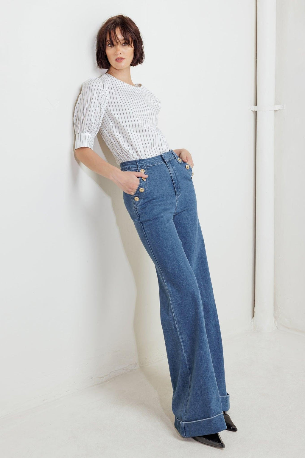 NOSTALGIA FIELD DENIM PANTS Flying Tomato
