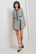 BONJOUR STRIPE WOVEN SKORT Flying Tomato