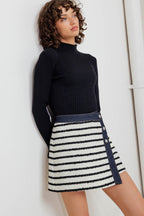 BONJOUR STRIPE WOVEN SKORT Flying Tomato