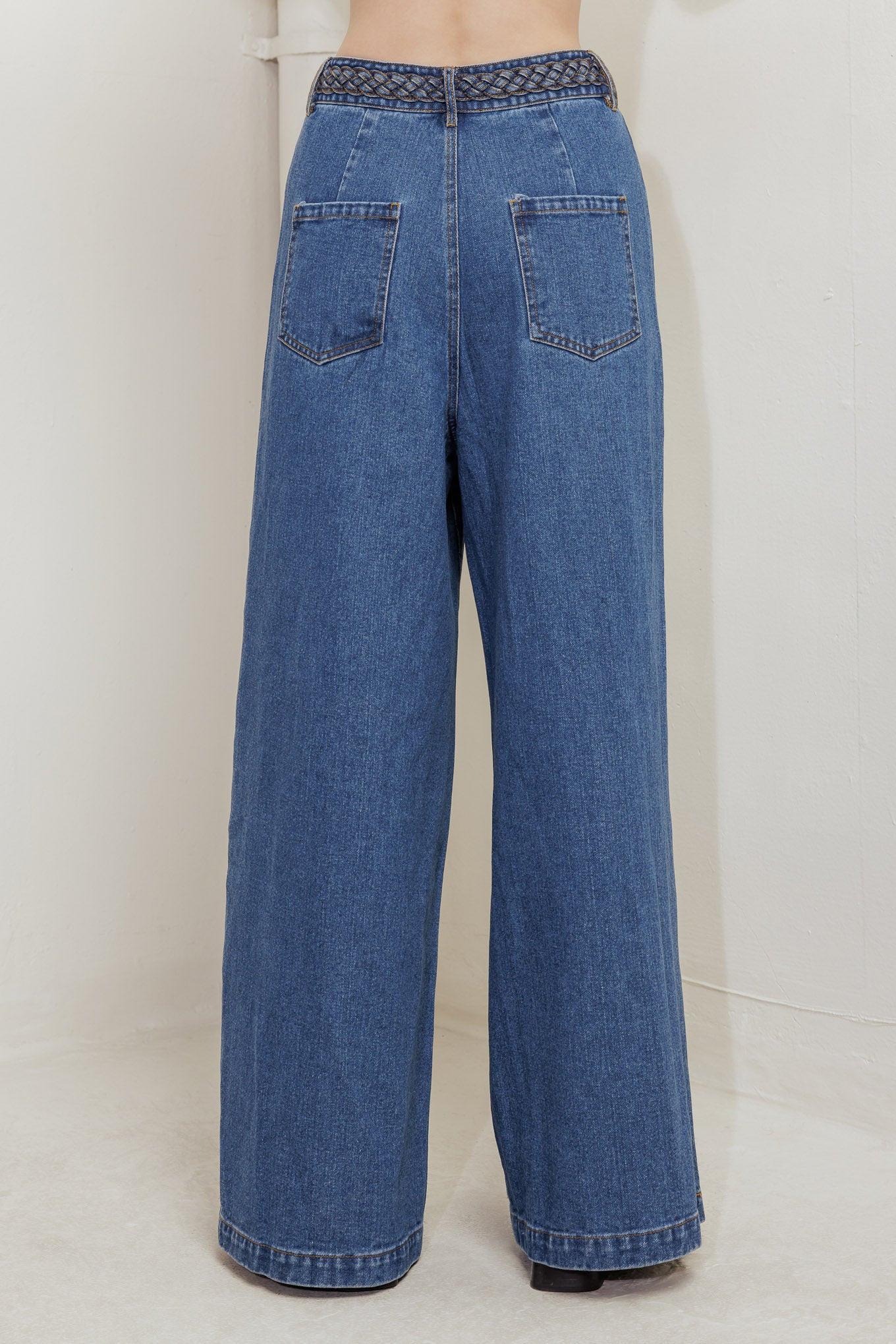 WESTERN RIVET DENIM PANTS Flying Tomato
