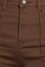 EFFORTLESS EDGE BROWN TWILL PANTS Flying Tomato