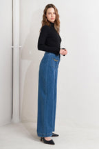 TIMELESS BLUE DENIM PANTS Flying Tomato