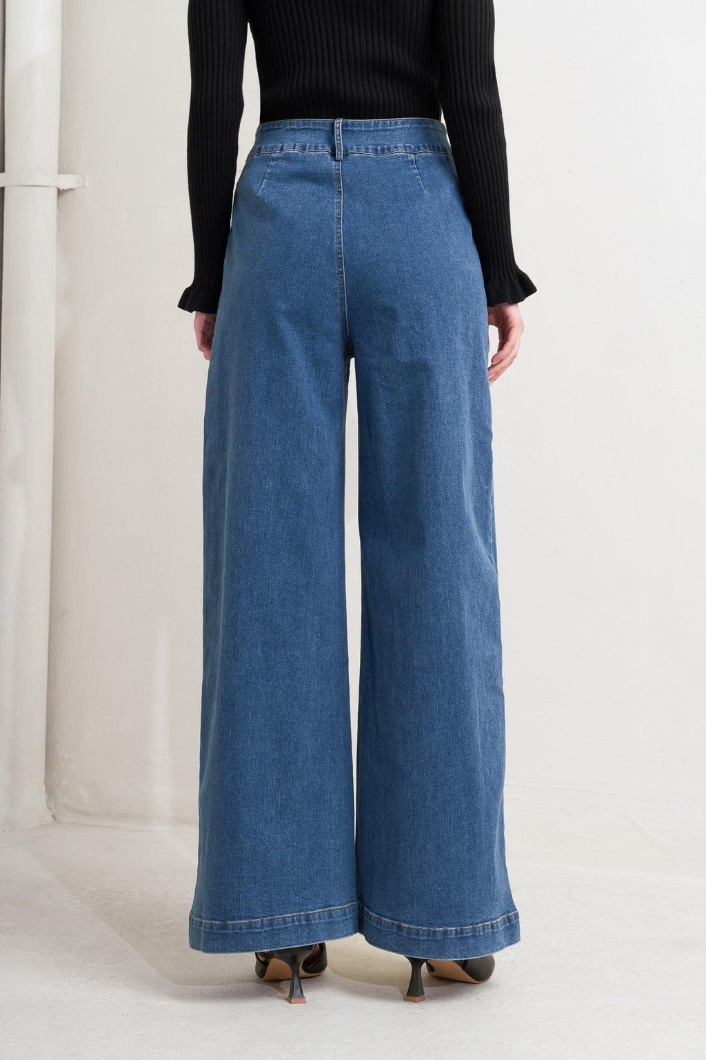 TIMELESS BLUE DENIM PANTS Flying Tomato