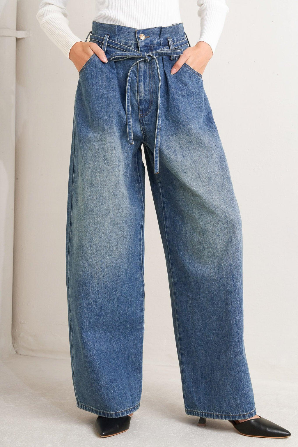 EVERYDAY CINCH DENIM PANTS Flying Tomato