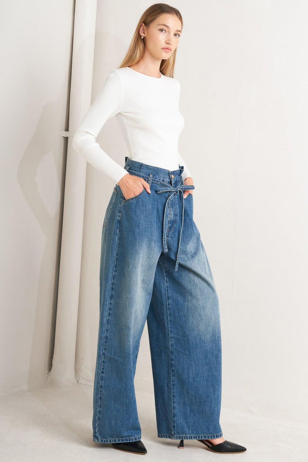 EVERYDAY CINCH DENIM PANTS Flying Tomato