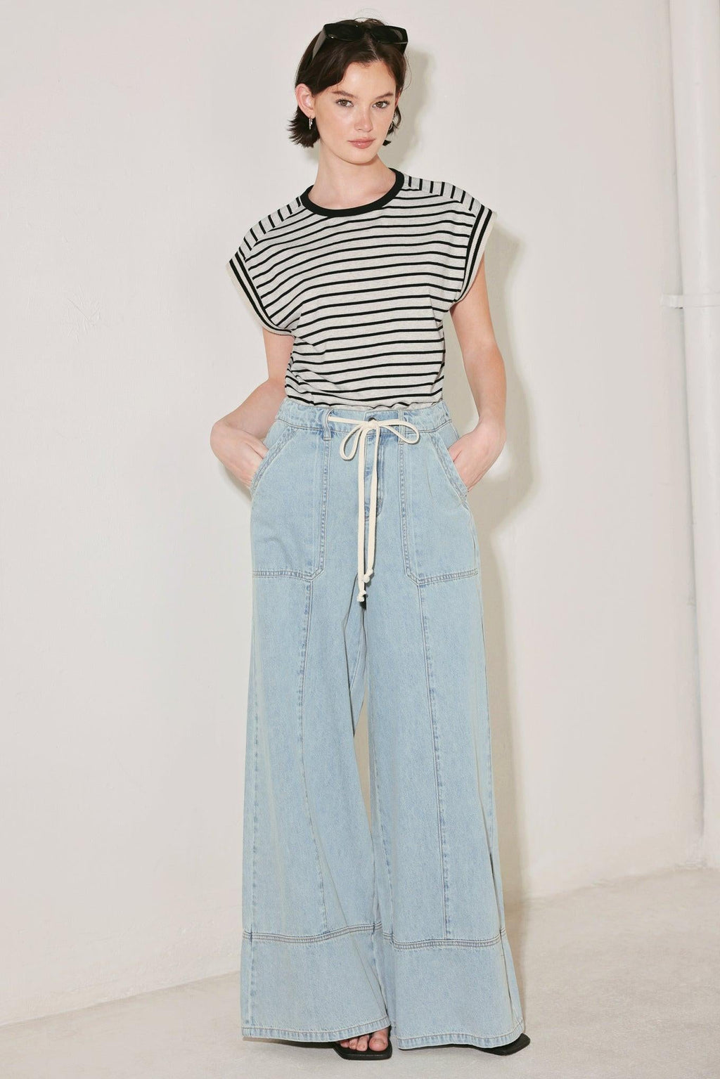 WEEKEND SOUNDTRACK DENIM PANTS Flying Tomato