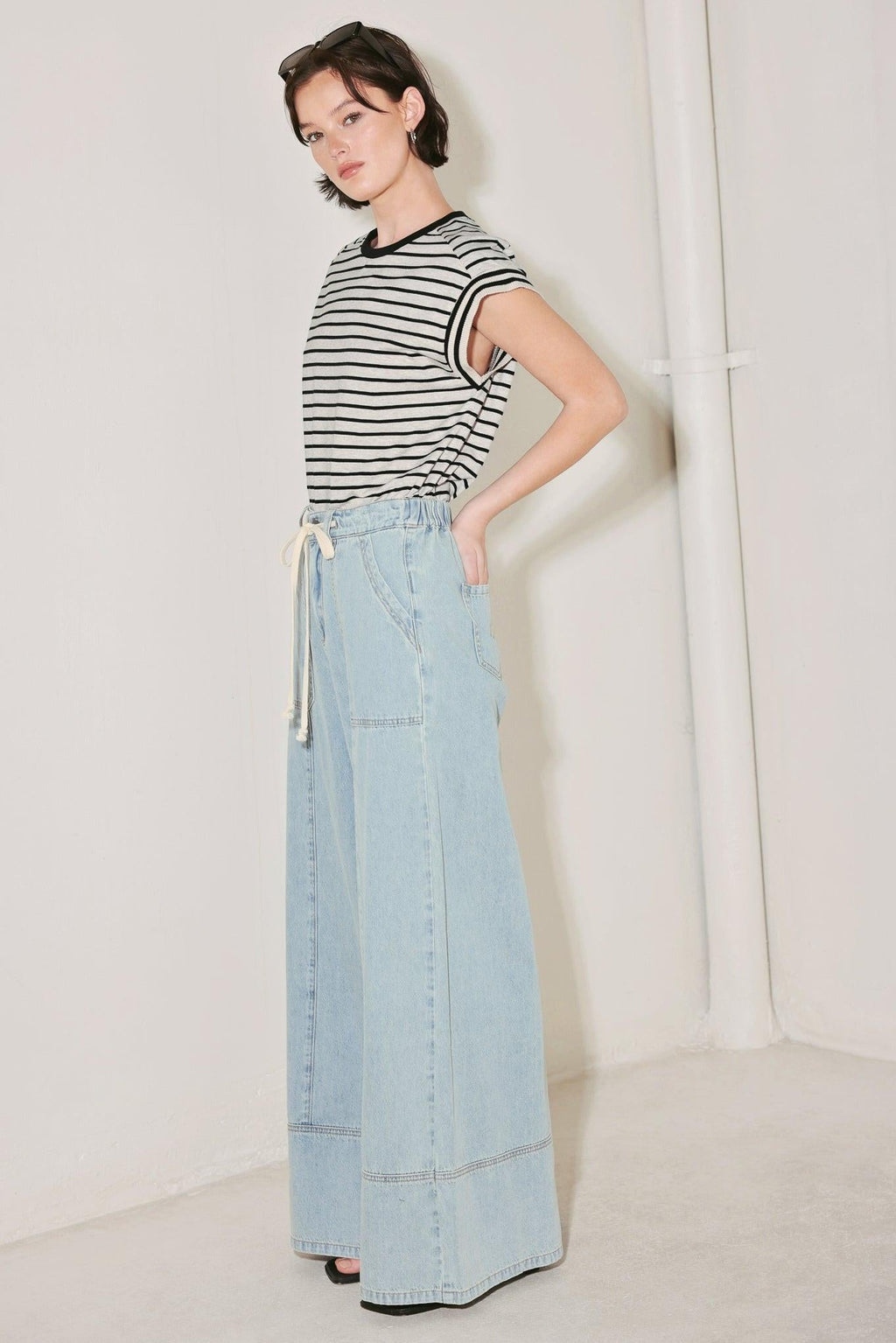 WEEKEND SOUNDTRACK DENIM PANTS Flying Tomato
