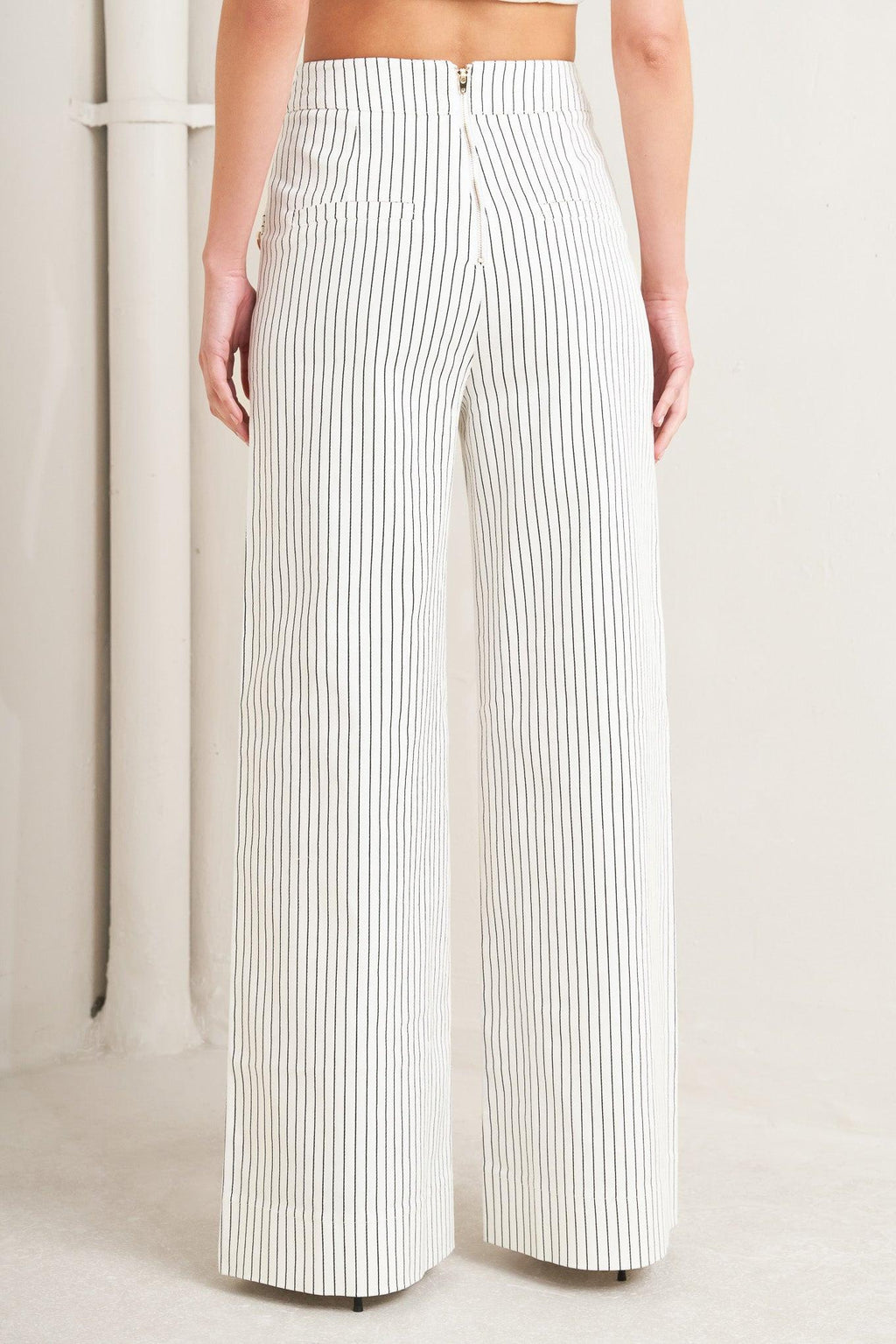 EFFORTLESS FORM STRIPE WOVEN PANTS Flying Tomato