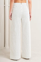 EFFORTLESS FORM STRIPE WOVEN PANTS Flying Tomato