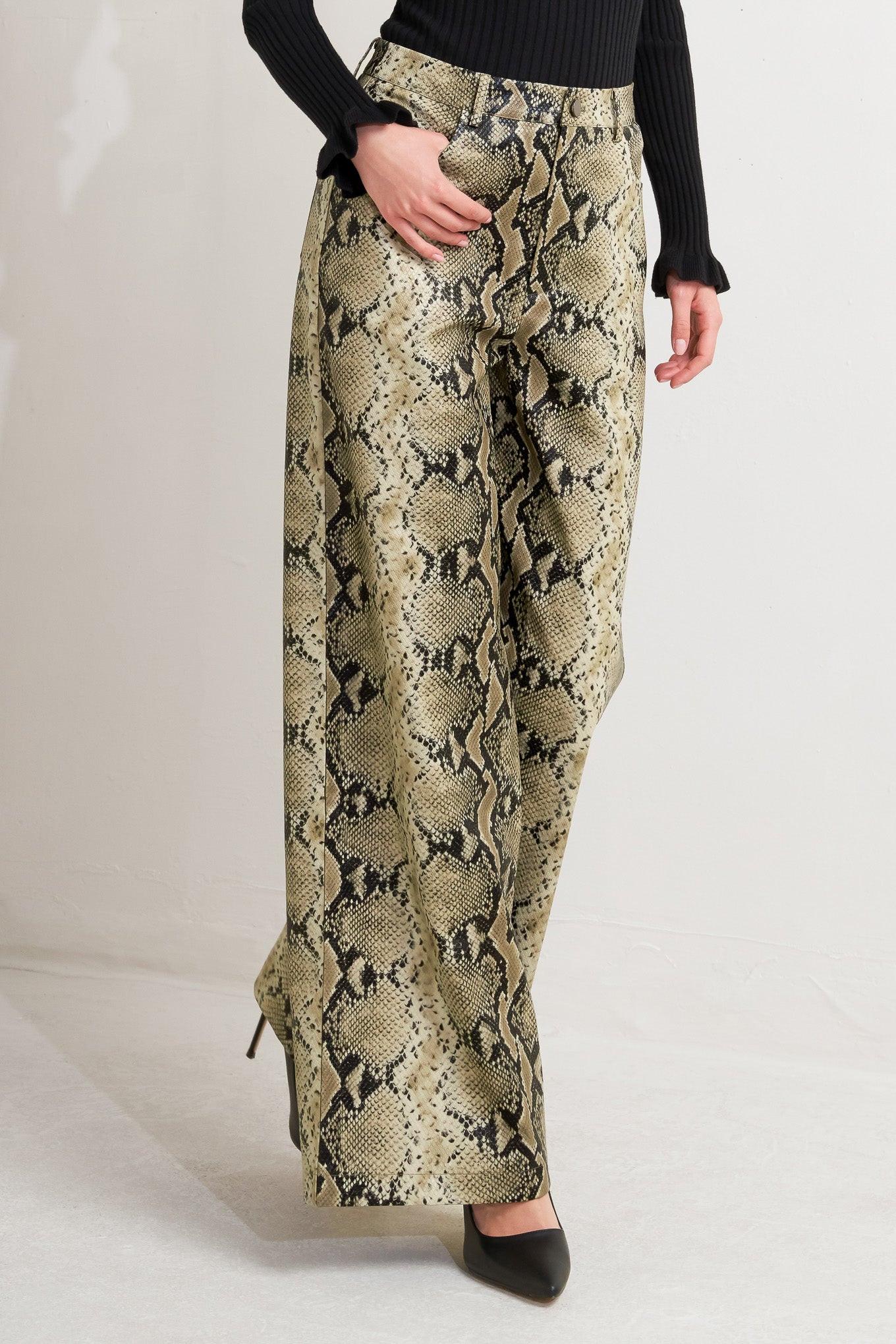 GLAM VENOM FAUX LEATHER PANTS Flying Tomato