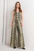GLAM VENOM FAUX LEATHER PANTS Flying Tomato