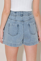 SUNLIT DENIM MOMENT SHORTS Flying Tomato