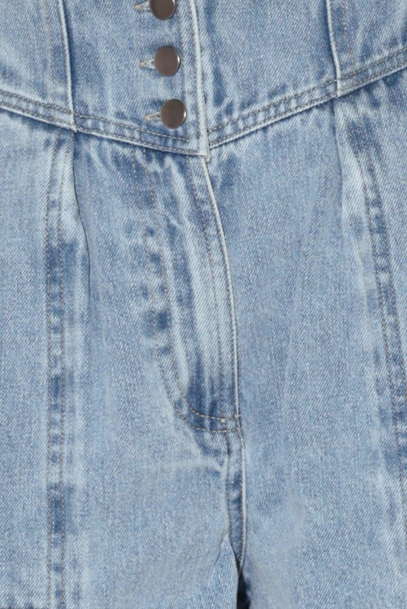 SUNLIT DENIM MOMENT SHORTS Flying Tomato