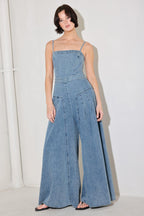 [PREORDER] COASTAL CONFIDENCE DENIM JUMPSUIT Flying Tomato
