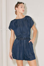 MODERN MARINA WOVEN ROMPER Flying Tomato
