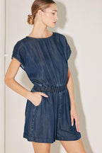 MODERN MARINA WOVEN ROMPER Flying Tomato