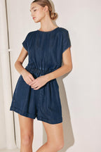 MODERN MARINA WOVEN ROMPER Flying Tomato