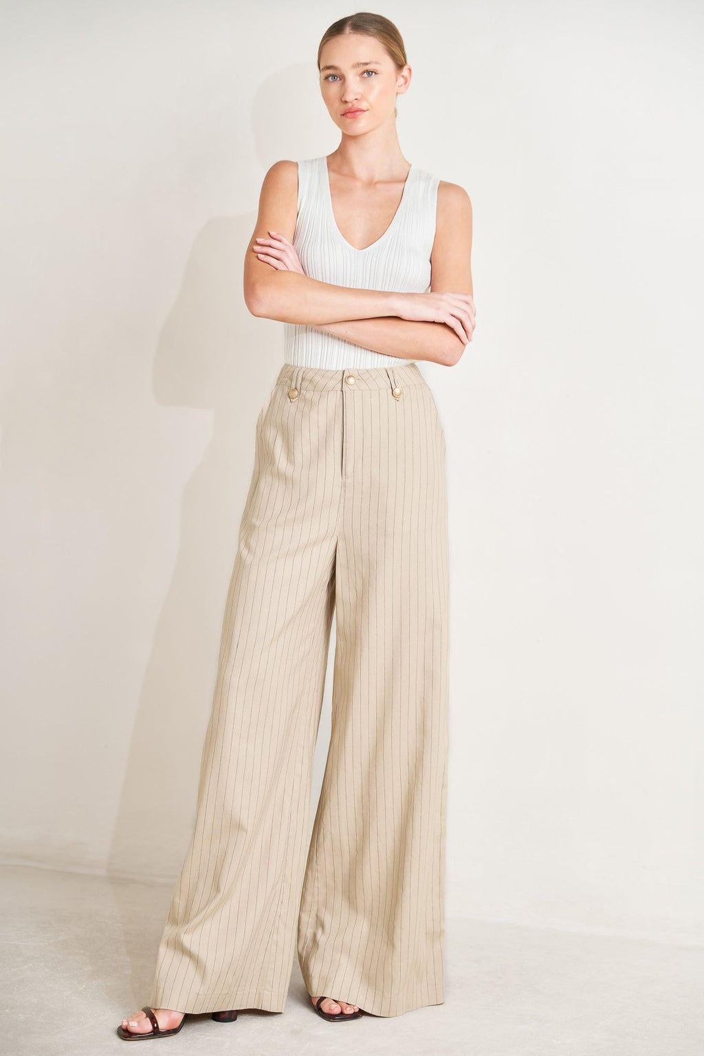 THE BOARDROOM EDIT WOVEN PANTS Flying Tomato