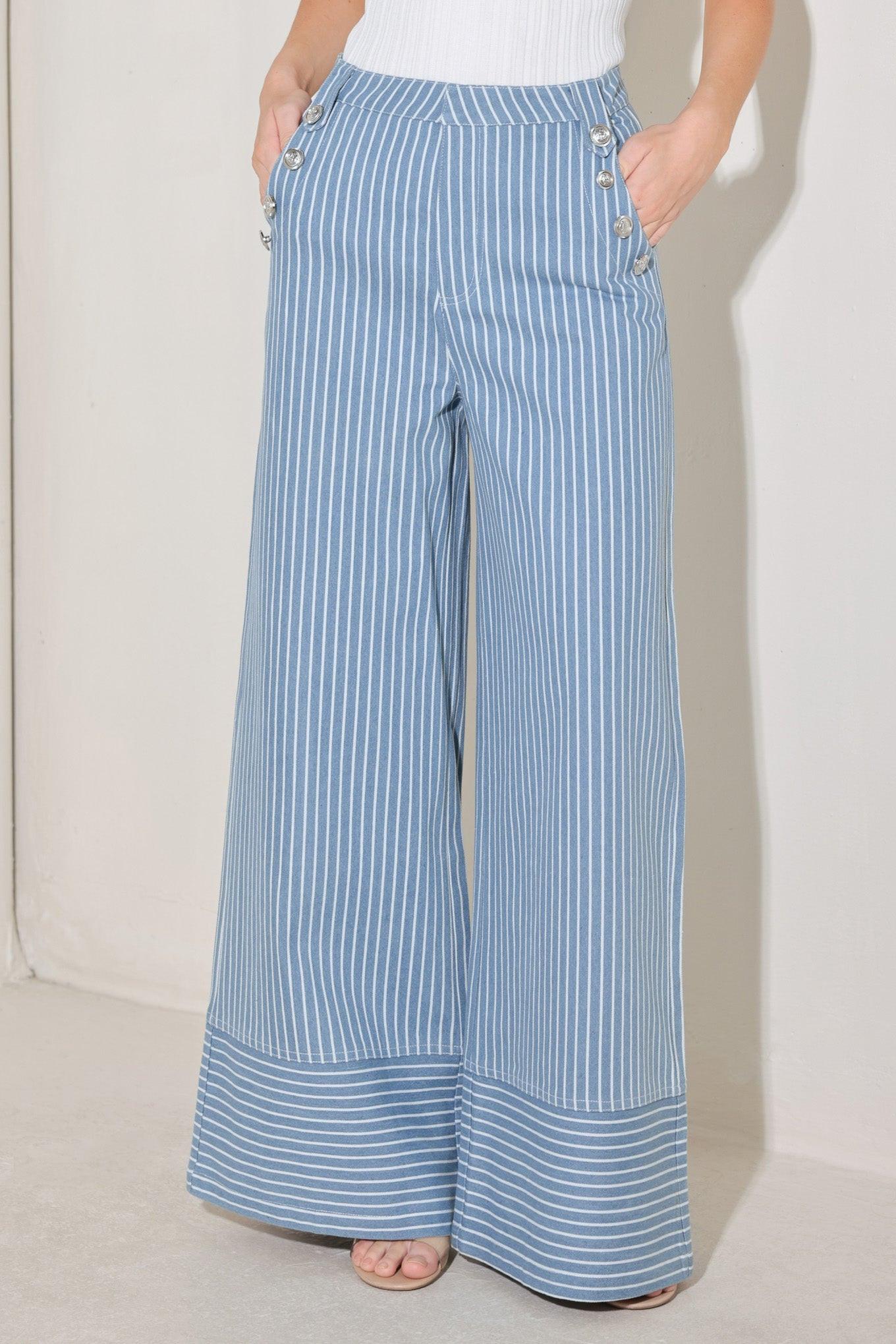 PINSTRIPE PRESTIGE WOVEN PANTS Flying Tomato