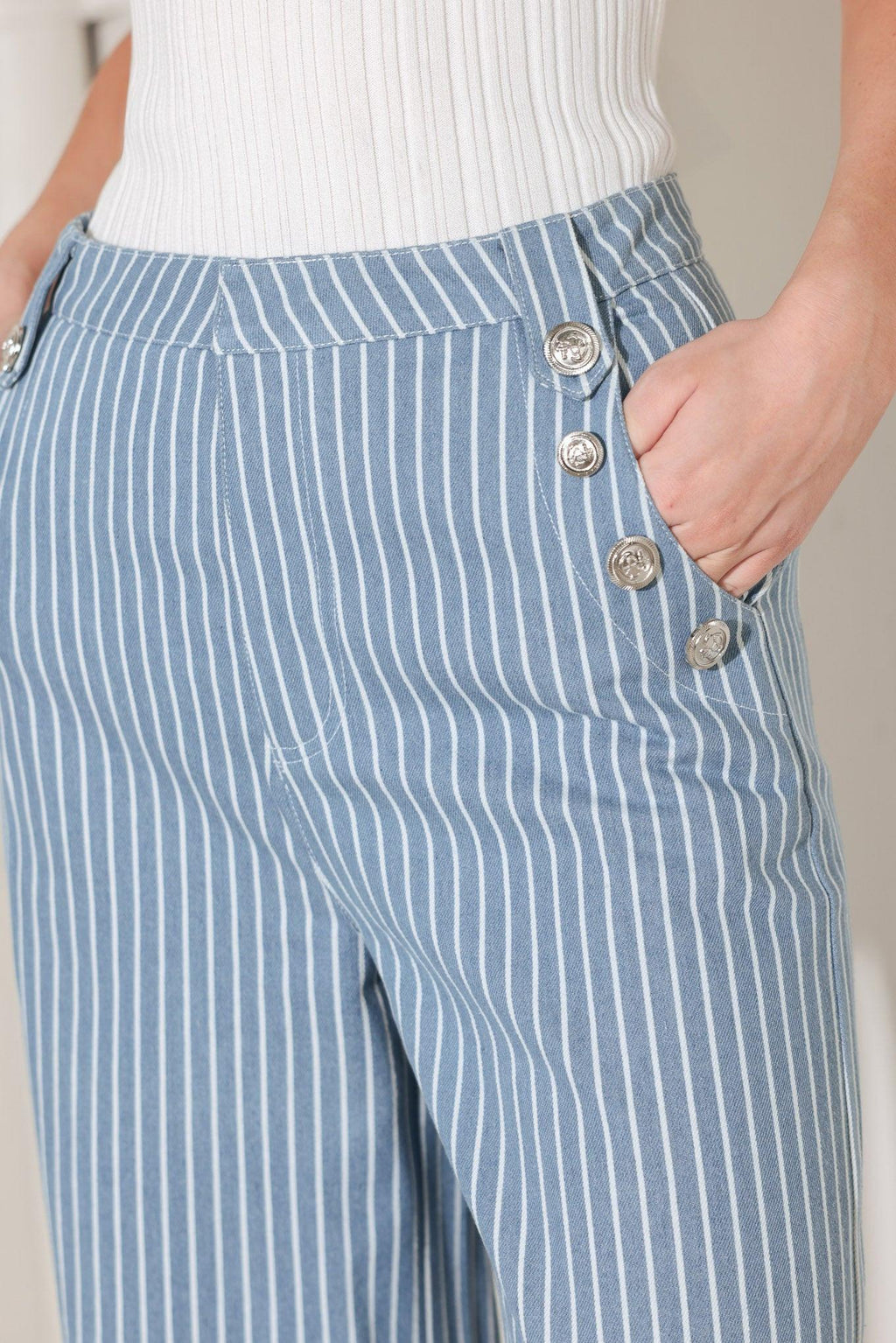 PINSTRIPE PRESTIGE WOVEN PANTS Flying Tomato