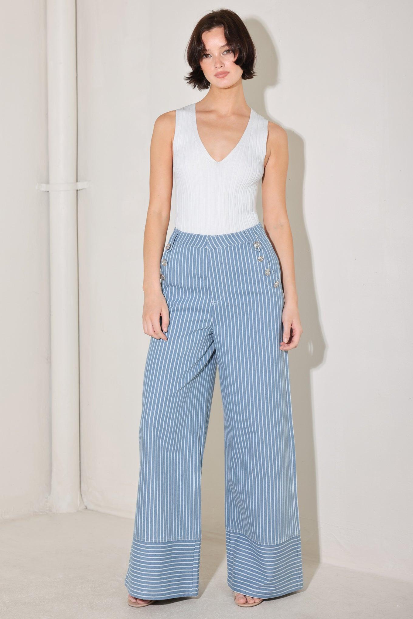 PINSTRIPE PRESTIGE WOVEN PANTS Flying Tomato