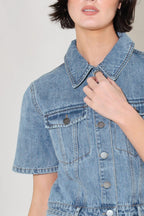 LAIDBACK LUXE DENIM ROMPER Flying Tomato