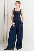 QUIET LUXE DENIM PANTS Flying Tomato