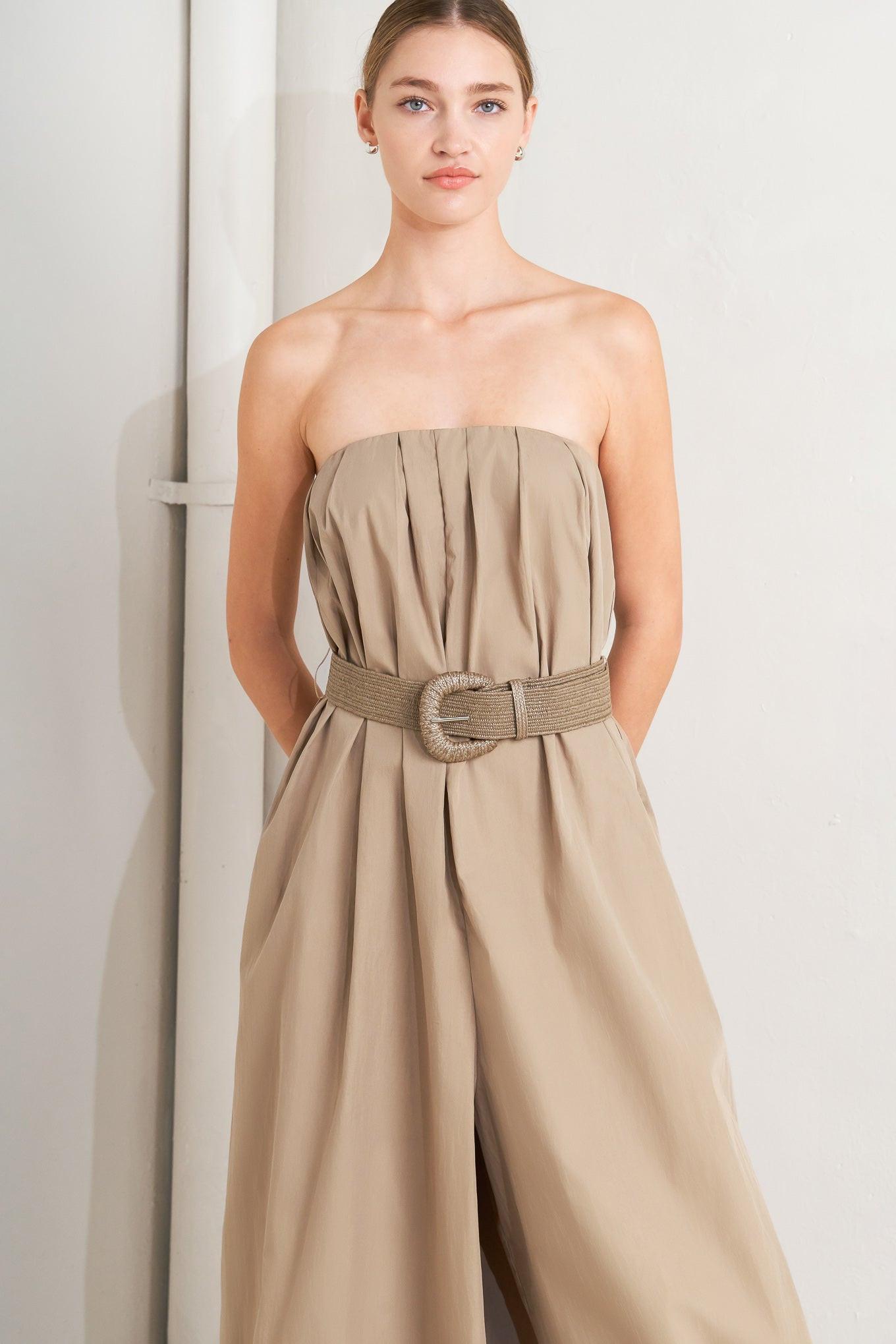 QUIET SENSUALITY WOVEN JUMPSUIT Flying Tomato