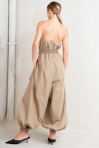 QUIET SENSUALITY WOVEN JUMPSUIT Flying Tomato