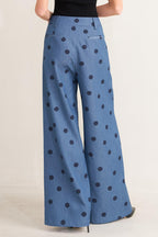 [PREORDER] MIDNIGHT POLKA WOVEN PANTS Flying Tomato