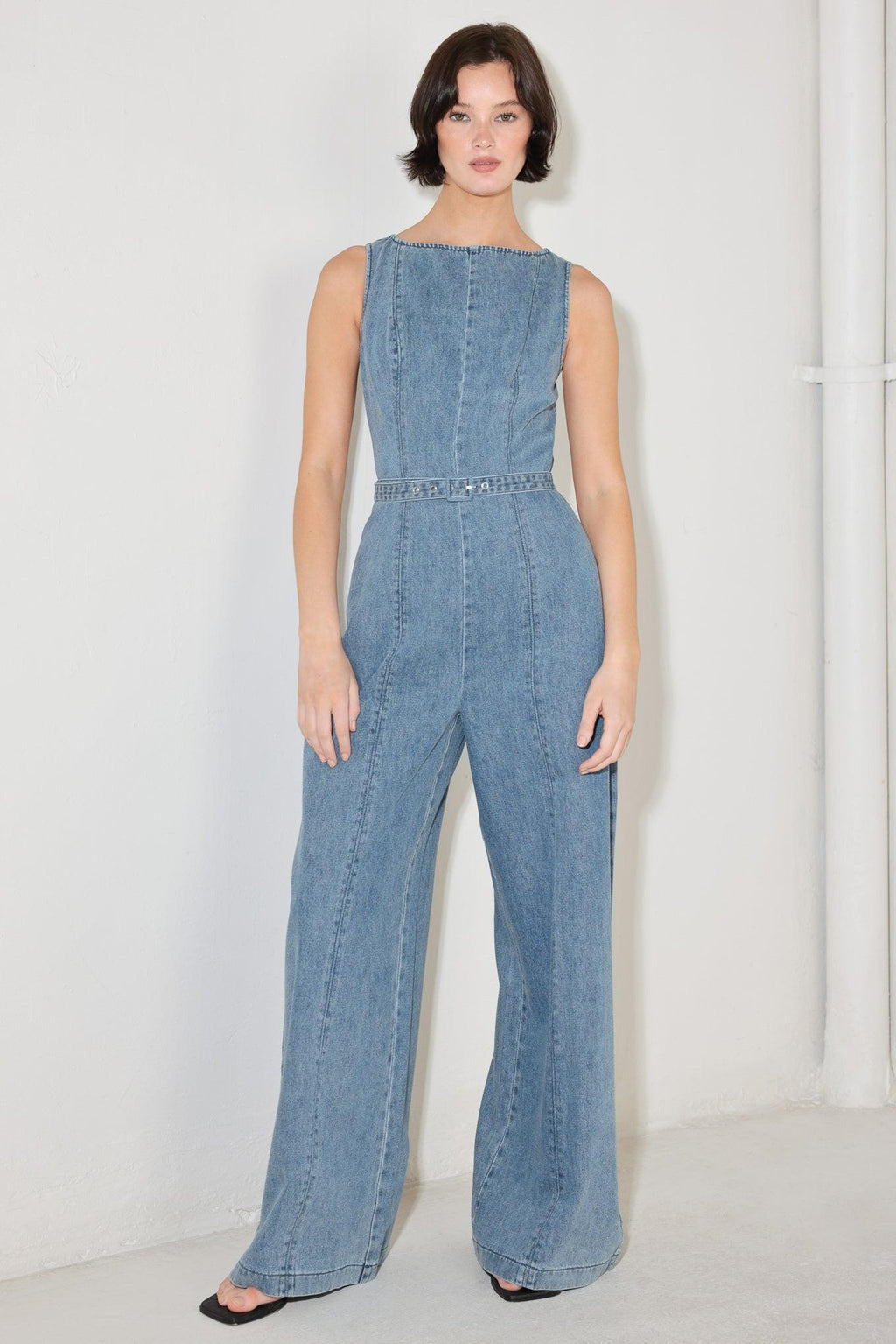 ELEVATED EDGE DENIM JUMPSUIT Flying Tomato