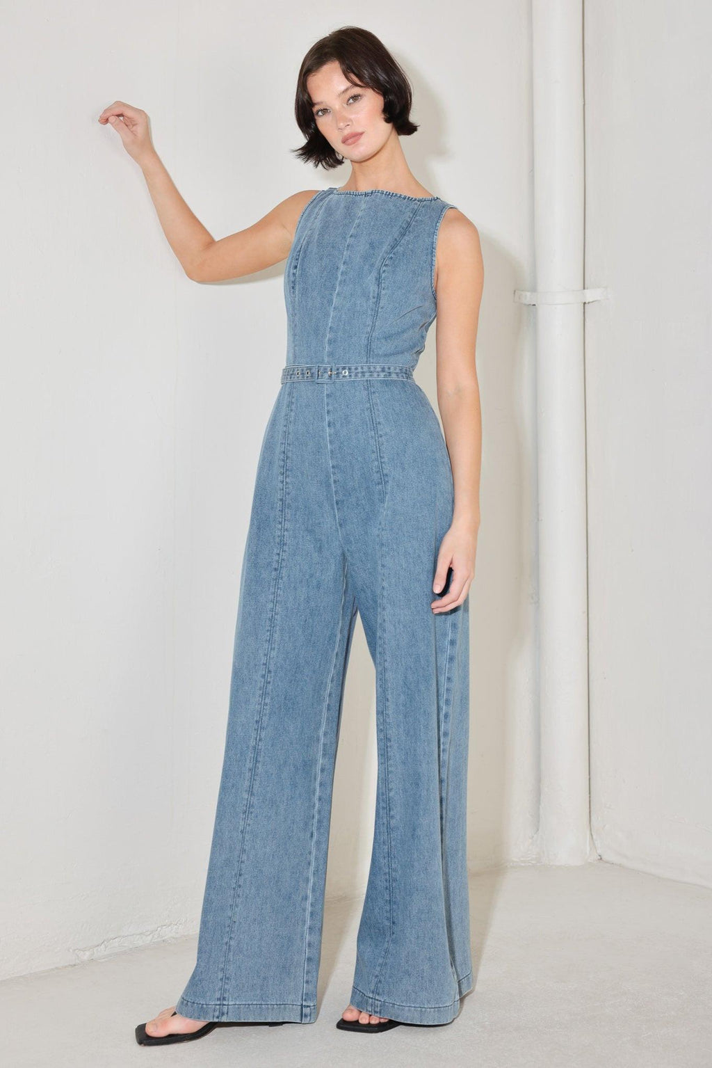 ELEVATED EDGE DENIM JUMPSUIT Flying Tomato