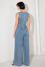 ELEVATED EDGE DENIM JUMPSUIT Flying Tomato
