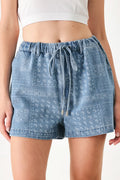 VINTAGE BANDANA DENIM SHORTS Flying Tomato
