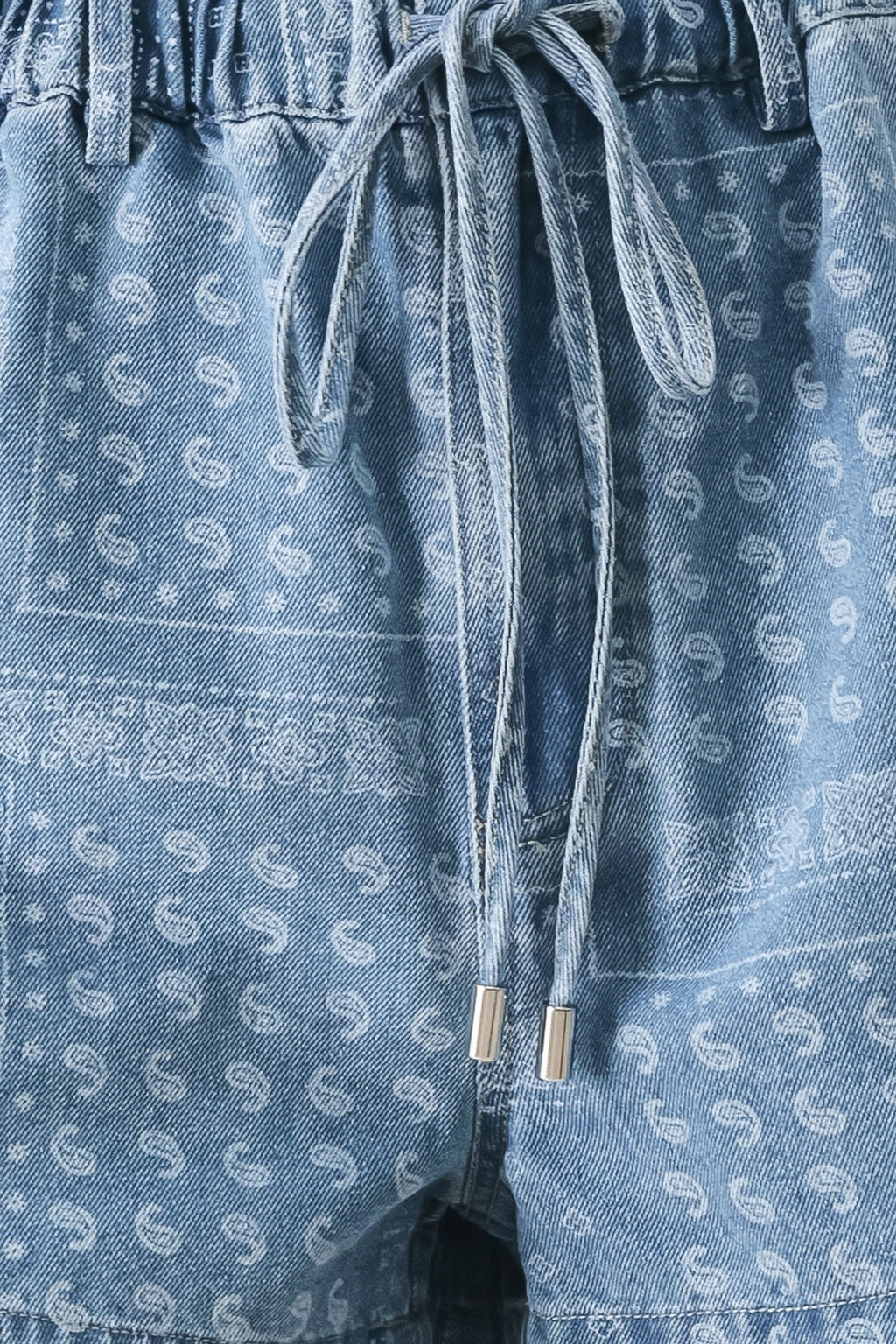 VINTAGE BANDANA DENIM SHORTS Flying Tomato