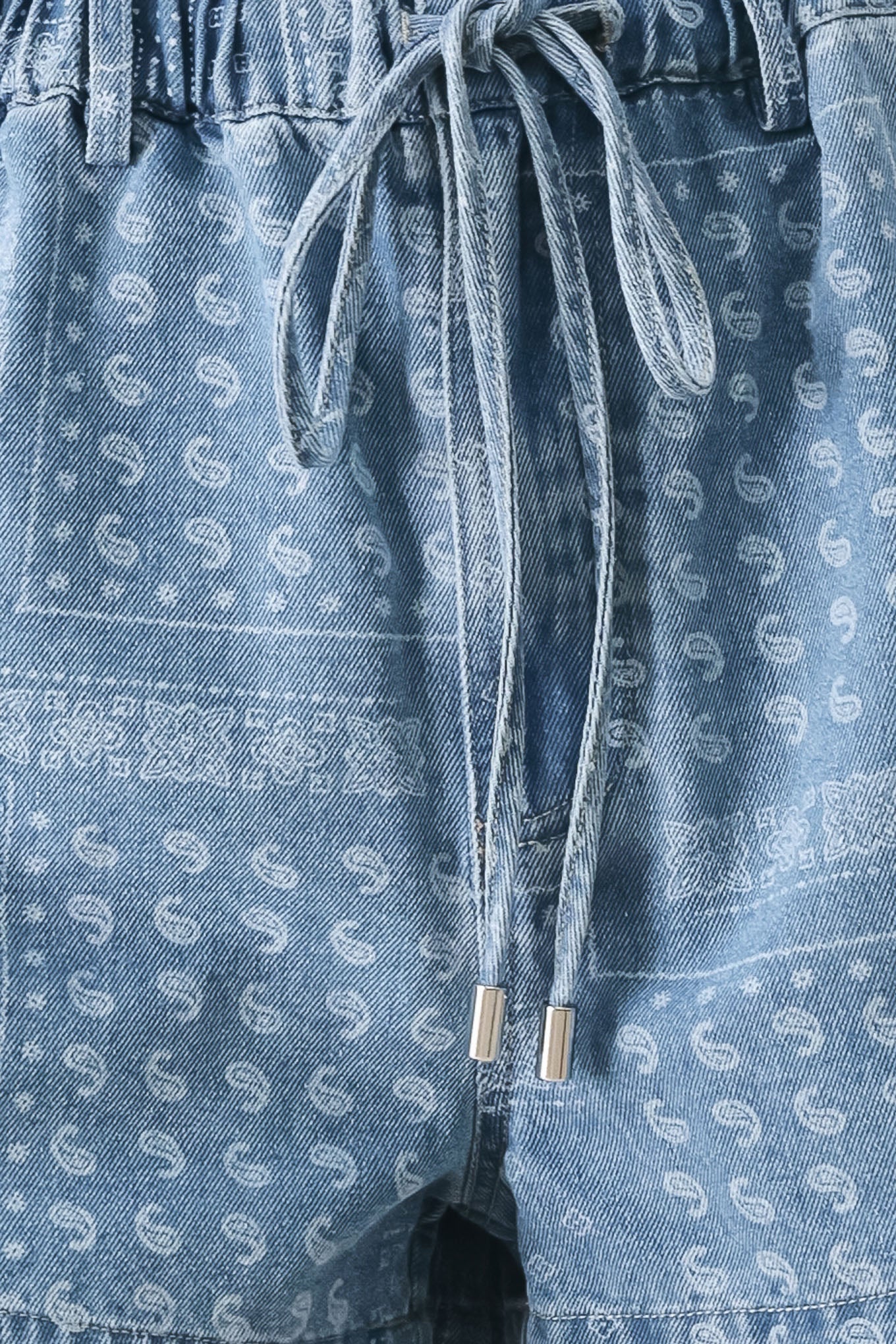 VINTAGE BANDANA DENIM SHORTS Flying Tomato