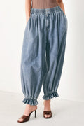 EASY VOLUME DENIM GENIE PANTS Flying Tomato