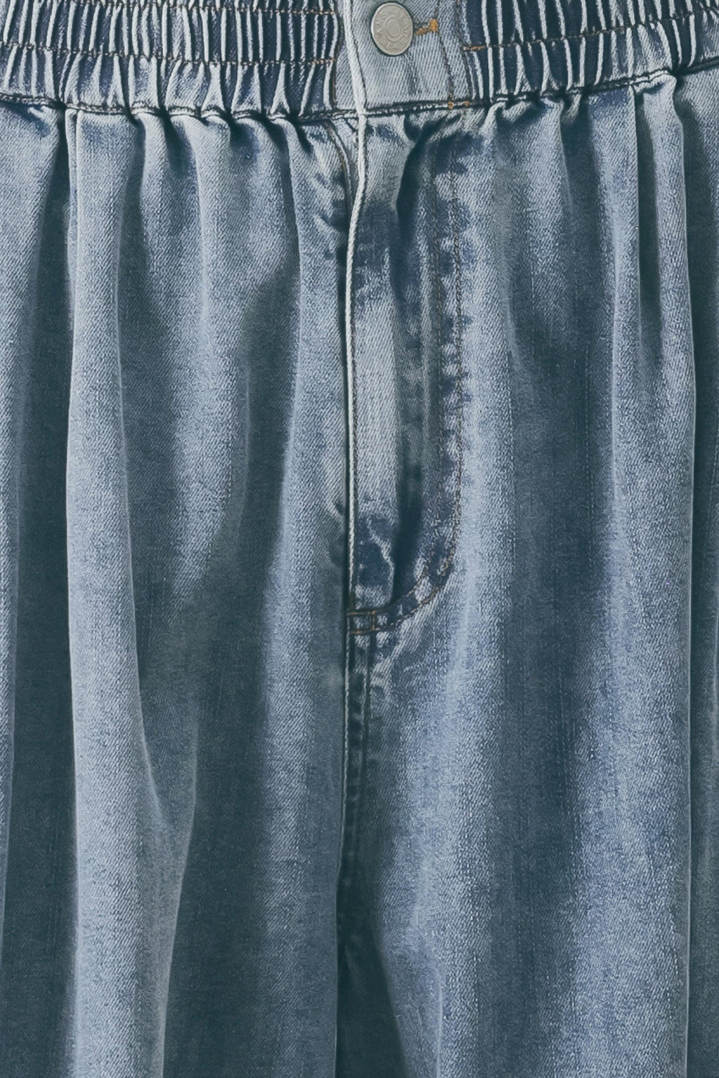 EASY VOLUME DENIM GENIE PANTS Flying Tomato