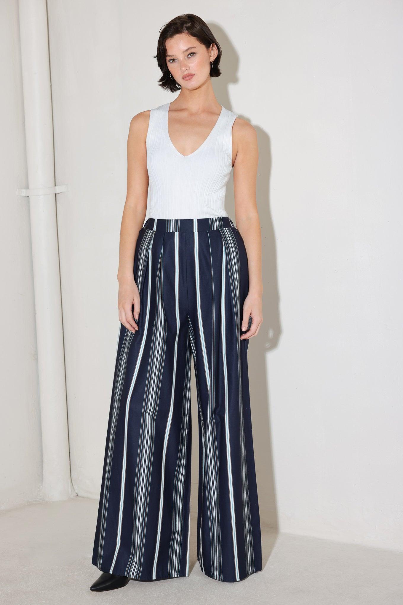 CITY STRIPE WOVEN PANTS Flying Tomato