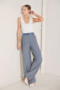 MARINA PINSTRIPE WOVEN SEERSUCKER PANTS Flying Tomato