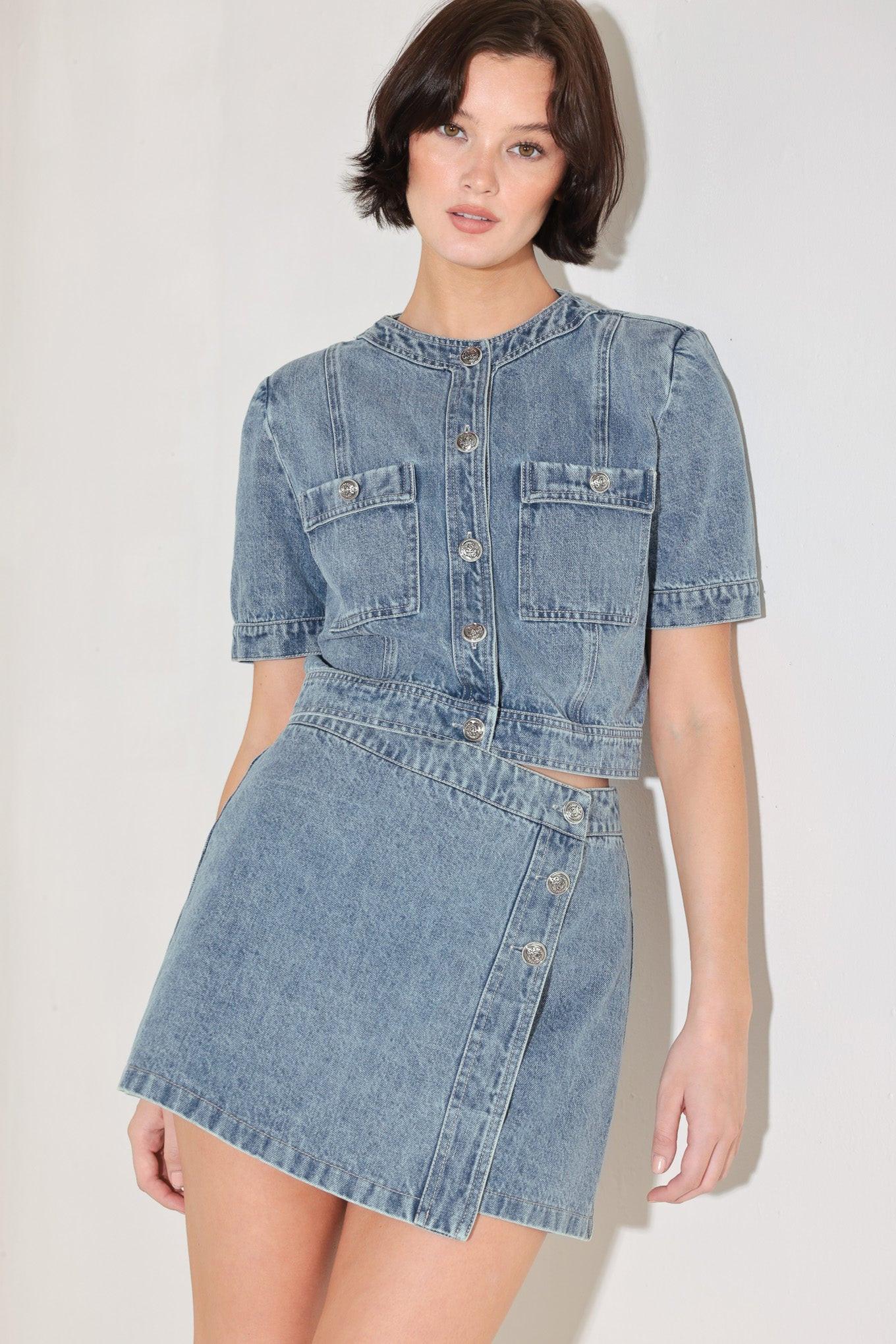 STREET MUSE DENIM SKORT Flying Tomato