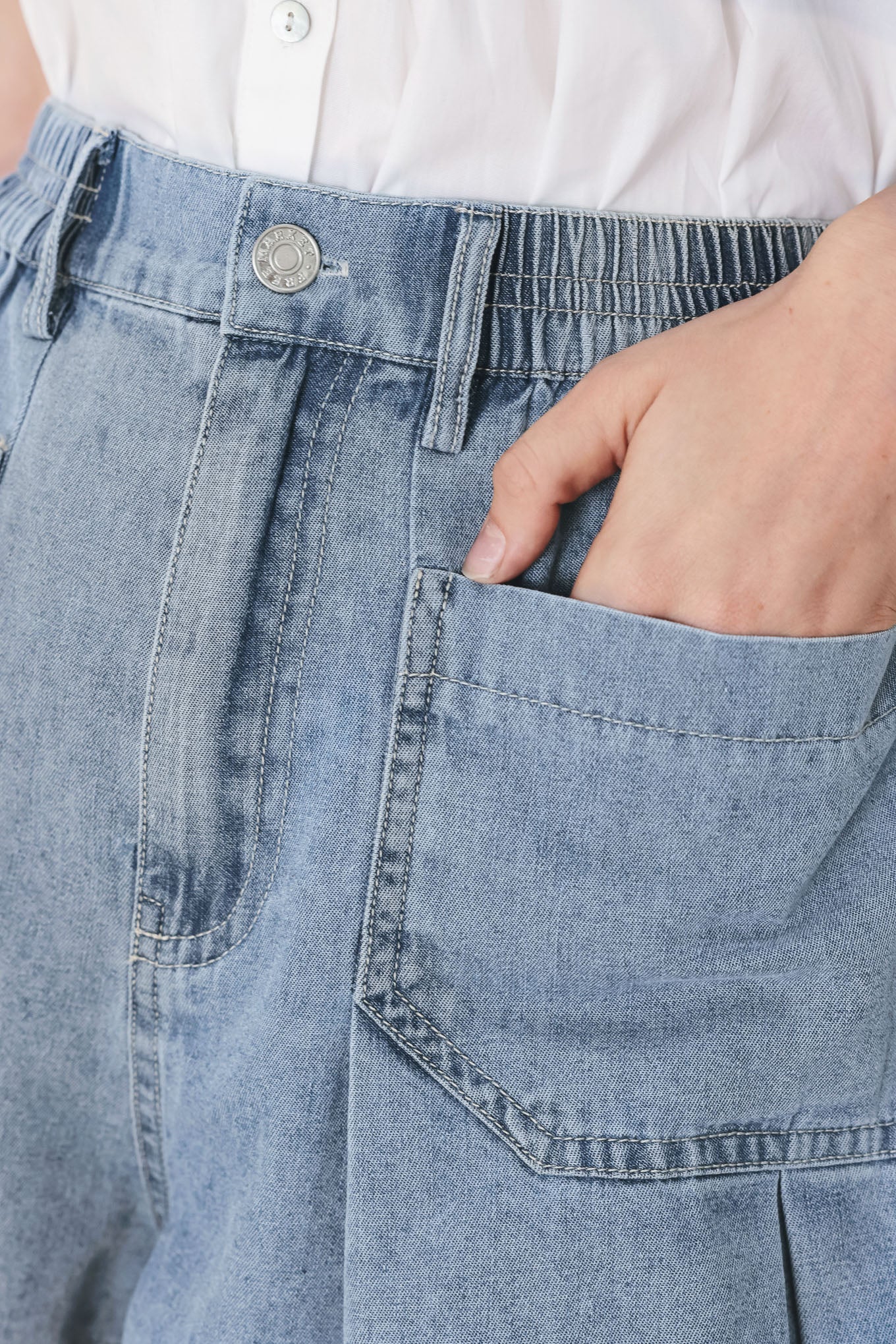 GIRL NEXT DOOR DENIM SHORT Flying Tomato