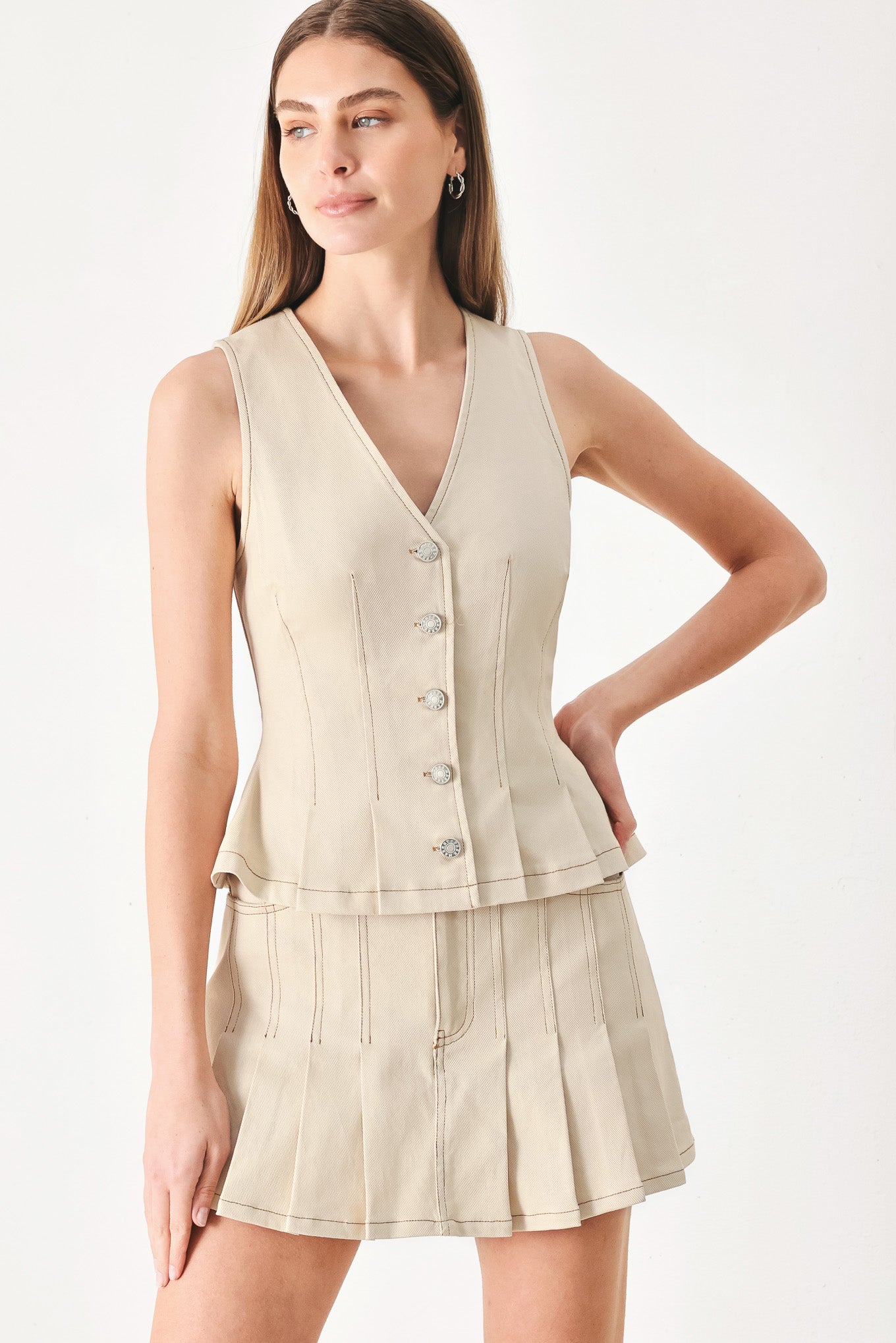 SOFT POWER WOVEN SKORT Flying Tomato