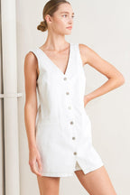 EFFORTLESS ATTRACTION WOVEN ROMPER Flying Tomato