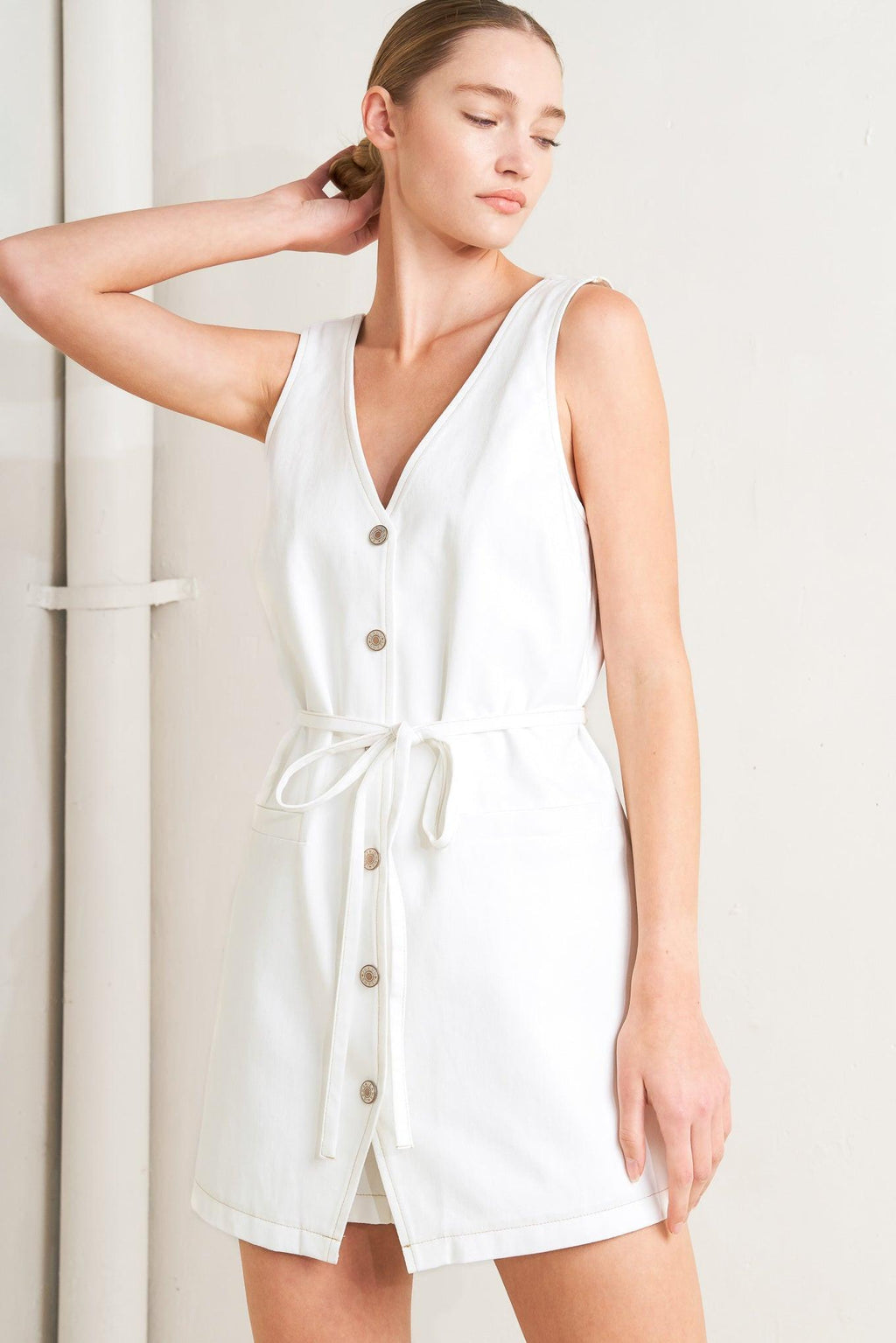 EFFORTLESS ATTRACTION WOVEN ROMPER Flying Tomato