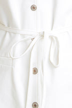 EFFORTLESS ATTRACTION WOVEN ROMPER Flying Tomato
