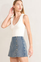 SANTA MONICA DENIM SKORT Flying Tomato